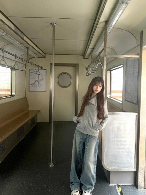 Jimo Damen Slim Fit Sweatshirt - Herbst Taillenbetontes Großer Revers Koreanischer Stil Strickjacke