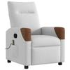 VidaXL Reclining Massage Chair Cloud Grey Fabric, Massage Chair, Armchair, Sofa Armchair, Office Chair 4104816
