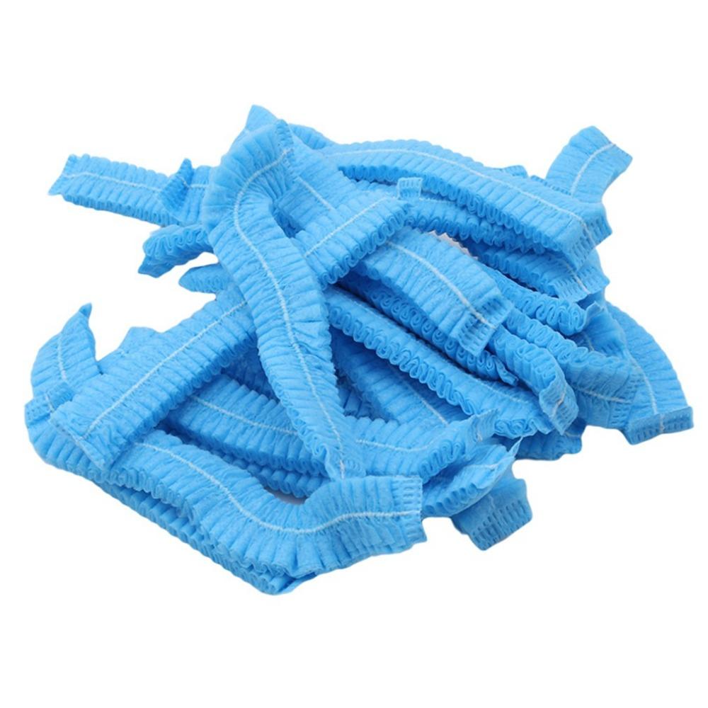 100pcs/Pack Sterile Hat Anti Dust Caps Disposable Shower Bathing Hats Makeup Hair Net Cap Kitchen