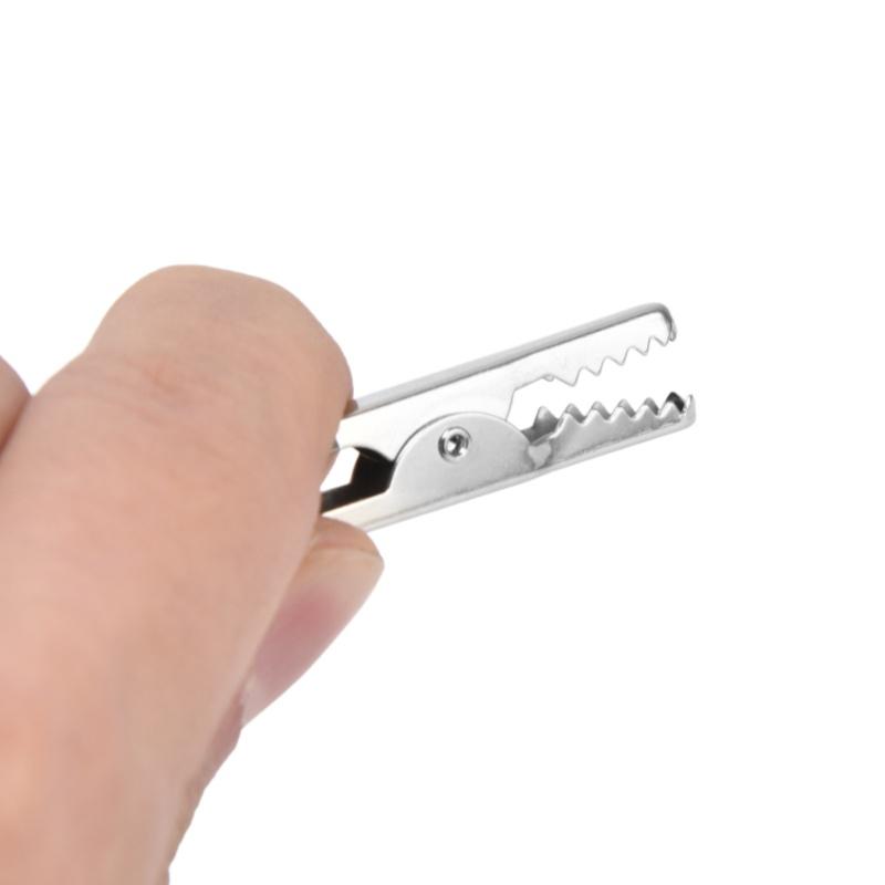 5 Stück Doppelkopf Memo-Klammer Biegsam Robust Langlebig Metall Breite Anwendung Starke Klammer Fotohalter