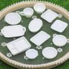 Kitchen Toys Dollhouse Trays Plates Doll Mini Food White Dishes Tableware Miniature Doll House Accessories