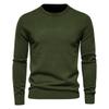 And Winter Thickened Warm Sweater Medium Collar Men's Multi-color Sweater