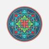 Round PVC Scandinavian Style Coasters Silicone Table Mats Non-slip Heat and Oil Resistant High Temperature Pot Mat Coaster