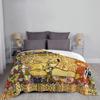 Tree Of Life Stoclet Frieze Gustav Klimt Blankets Fleece Novelty Warm Throw Blanket for Bedspread Autumn/Winter