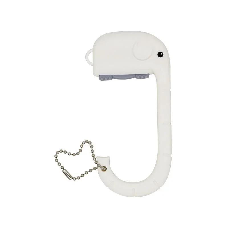 Portable Bag Hook Hanger Cute Elephant Table Hook Purse Handbag Travel Bag Organizer Holder Office Decor Plastic Desk Side Hook