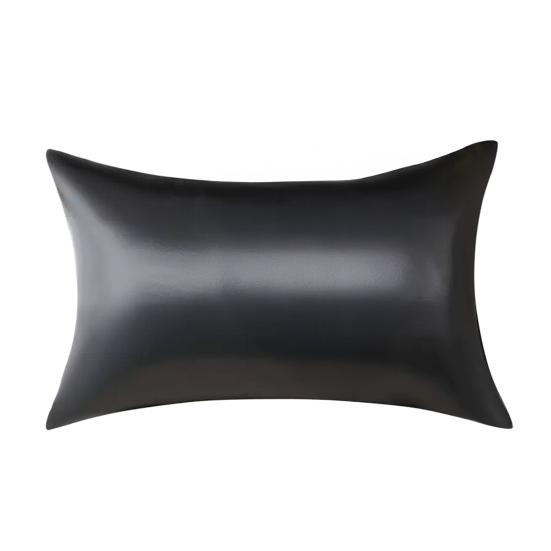 

Сатинова наволочка Гладка охолоджуюча наволочка зі штучного шовку для сну Не зминається Наволочка 66cm 1pc чорний