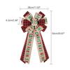 Traditional Christmas Tree Top Large Bow Multi Color Outdoor Indoor Decorations