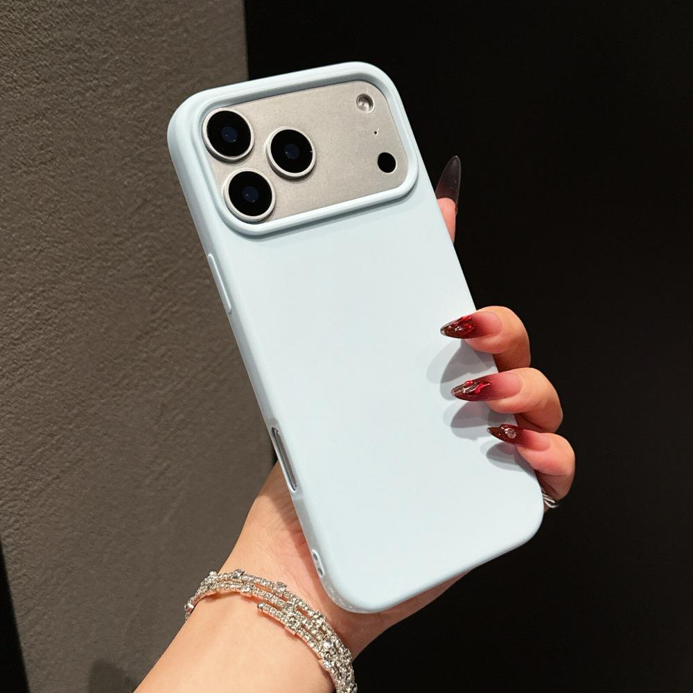 

New candy colored phone case suitable For 17 Air 16 15 14 13 12 11 Pro Max solid color shock resistant protective Cover For iphone11