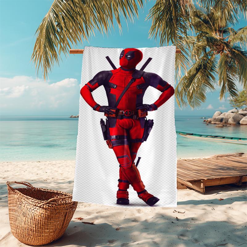 1Pc Dark Hero Unveiled Beach Towel Microfiber Beach Towel Thin Absorbent For Beach Swimming Yoga Bath Sports 0917176