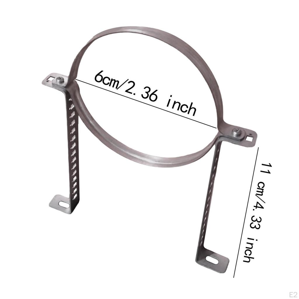 Kamin Rohr Halterung Zubehör Clip Bequem Befestigung Praktische Halter für