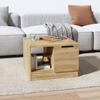 VidaXL Coffee Table Sonoma Oak 50x50x36 Cm Engineered Wood 811343