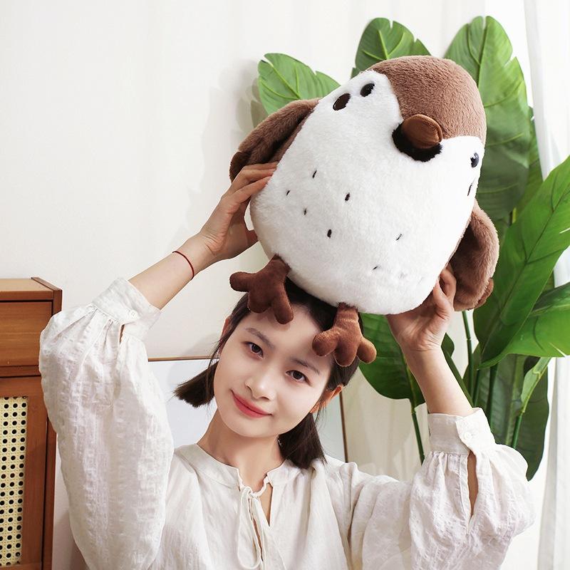 Simulation Sparrow Tit Doll Cute Bird Plush Toy Doll Children Dumpling Pillow Doll Girl Gift
