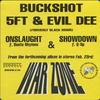 12-Zoll-Schallplatte BUCKSHOT 5 FT. BESCHLEUNIGER  BÖSE  Ansturm  Showdown DPRO81134SPRO8 Daunen Prio 1998 US Rap  HipHopRB Gebraucht
