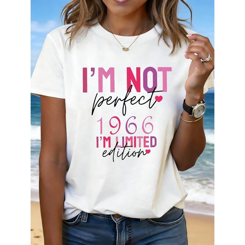 

T-Shirt Confidently Declares, Featuring a Printed Design for Plus-Size Women, Perfect for Casual Spring And Summer Wear, Daily Outings S белый