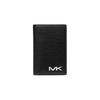 MK Cooper Polyurethane Card Holder Men's Black 36H3LCOD1B-BLACK
