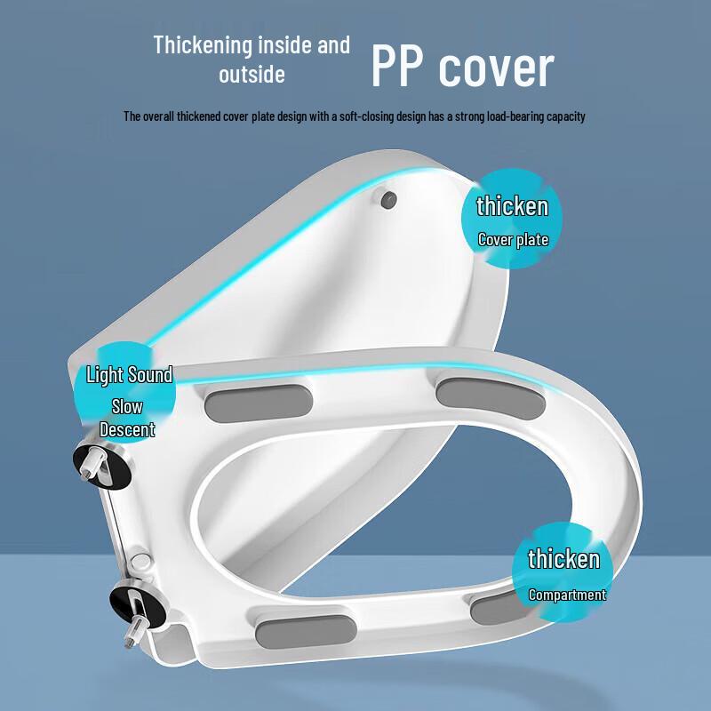 WUZORY Uniwersalna deska sedesowa z miękkim domykaniem