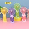 USB Rechargeable Mini Flower Handheld Fan for Girls – Portable Summer Gift