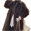 High-end Chinchilla Imitation Mink Fur Integrated Coat Long Over Knee Fashion Fur Fur Coat