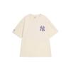 MLB New York Yankees T Shirt Unisex Dark Cream 3ATSB0644-50CRD