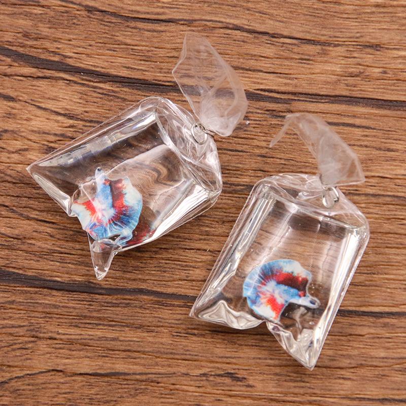 5Pcs 8 Color 24*53mm Transparent Resin Clownfish Charms In Water Jewelry Pendant Fish Bag Earrings Handmade DIY Material