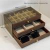 Exquisite Walnut Jewelry Box with Anti-Oxidation for Rings, Bracelets, Necklaces, and Earrings