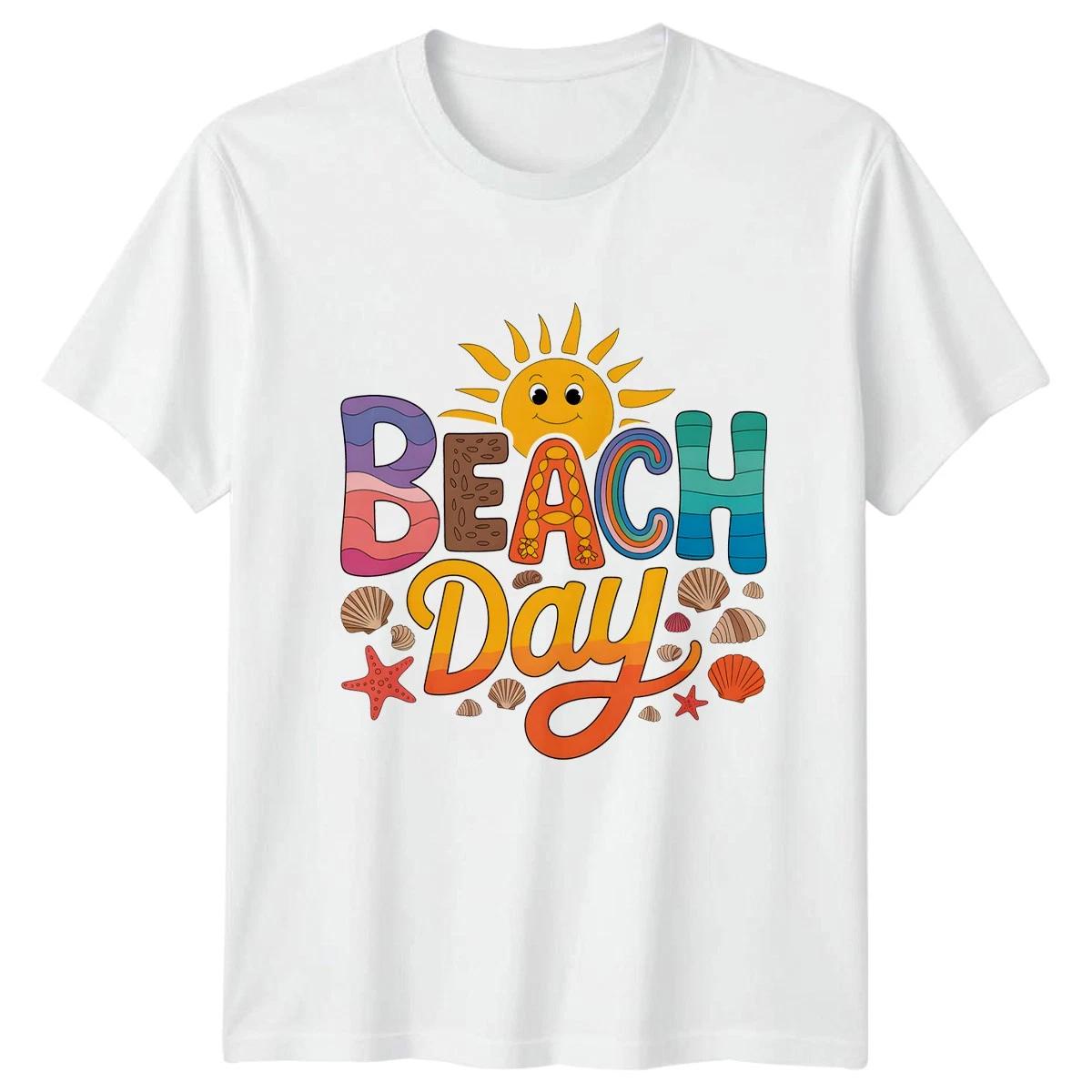 Beach Day Womens T-Shirt Coastal Summer Summer Holiday Gift For Her XXXXL