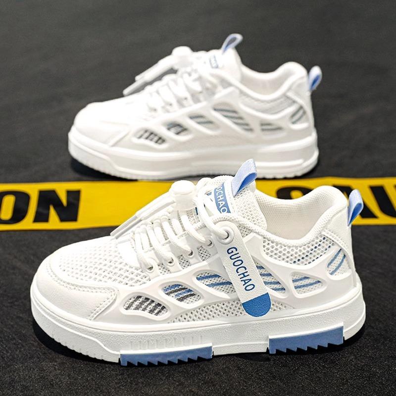 

Одноклассницы Девочки Весна и Осень 2025 Новые Детские Спортивные Сетчатые Кроссовки Дышащая Сетка Девочки Кеды для Скейтборда Средний и Старший Возраст Лето 27