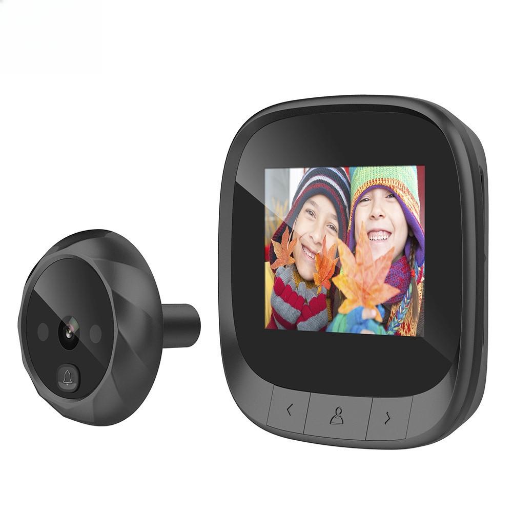 2.4 Inch LCD 90 Degree Outdoor Infrared Camera Door Viewer Smart Digital Cat Eye Doorbell Eye Electronic Peephole Doorbell