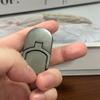 Toggle Push Slider Shiatsu Slider Toy Adult Metal Shiatsu Toy Finger Push Rotating Coin Stress Relief Toy EDC Tactile Slider Gif