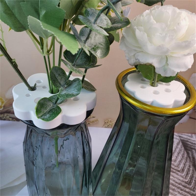 Round Pen Holder Molds Honeycombs Flower Holder Silicone Molds Flower Pots Bottom Cements Mould Table Decorations