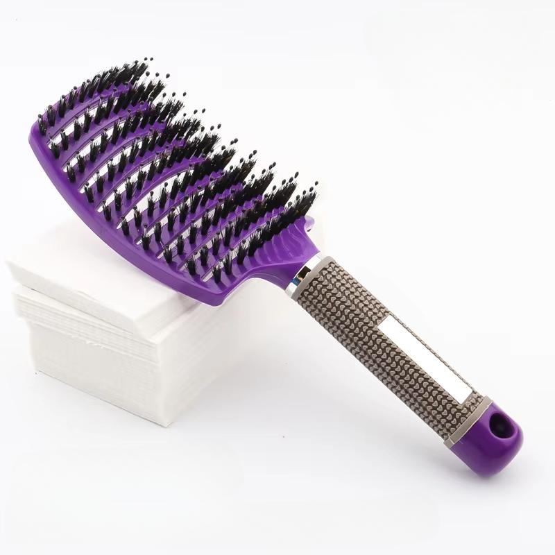 Boy Girl Curved Comb Bristle Massage Comb Curly Hair Styling Hairgrooming Comb Baby Adult Hair Brush Hairdressing Accessories