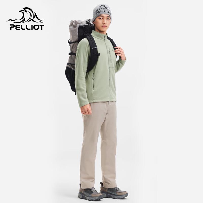 Pelliot Men's Lightweight Hooded Windproof Fleece Jacket