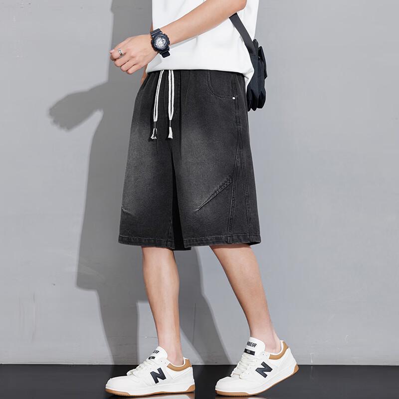 Men's Summer Loose Mid-Length Denim Shorts