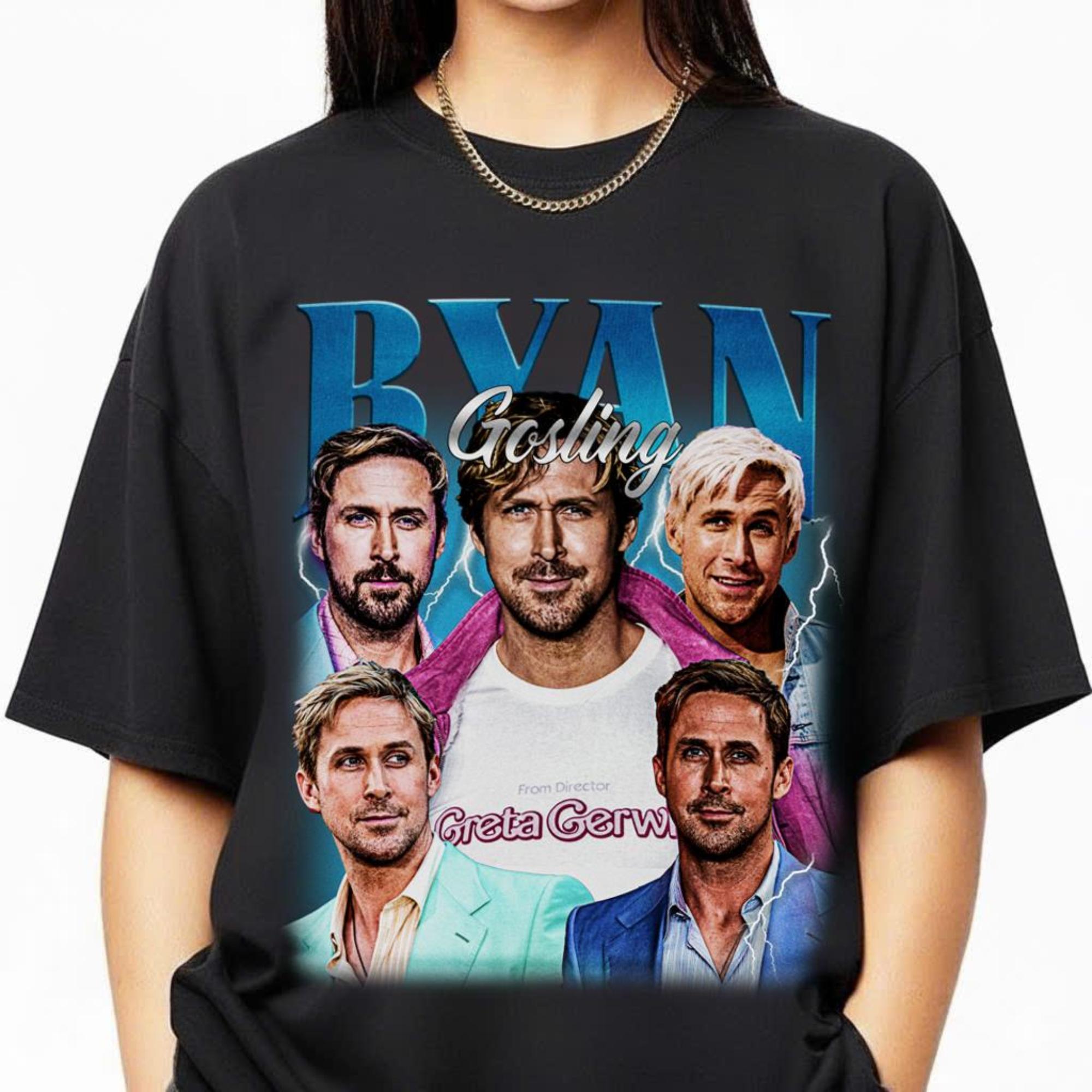 

Ryan Gosling Printed Womens Tshirt SpringSummer Fashion Trend Pure Cotton Top Neutral Short Sleeve Tshirt 4XL