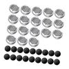 18x Dog Scent Training Tin Supplies with Hollow Lids Lightweight Food Containers Reusable Metal