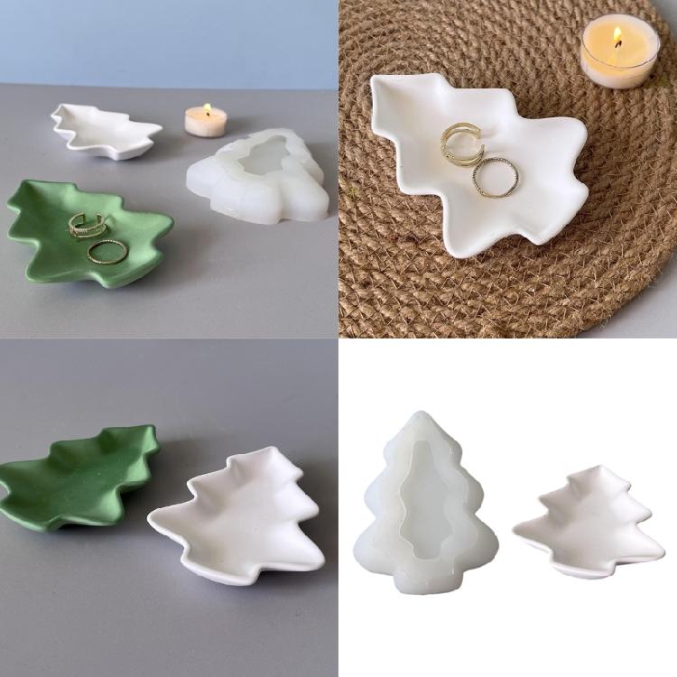 Multi Use Silicone Christmas Tree Mold Food Safe Material For Baking Crafts Resin Art And Home Decors