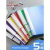 Double Clip File Folder A4 Paper Storage Clip Contract Clip Paper Fixing Clip Storage Book Organize Fantastic Students' Use Test Paper Folder Plastic