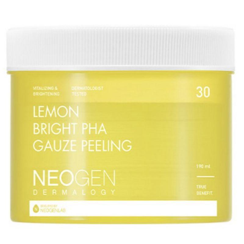 NEOGEN Dermalogy Lemon Bright PHA Gauze Peeling Pads 190ml 30 Pads 1pcs