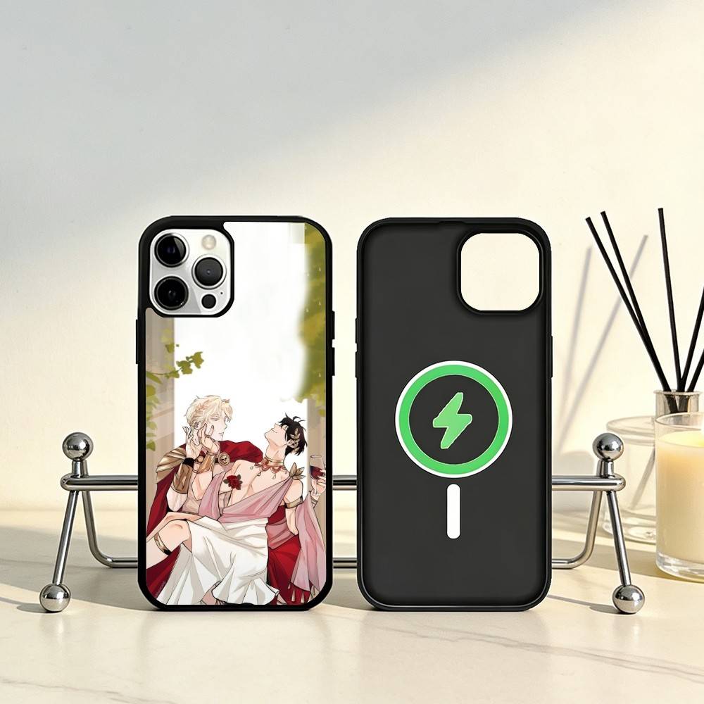 BL Manhwa R-roses And Champagne Phone Case For iPhone17,16,15,14,13,12,11 Plus,Pro Max Magnetic For Magsafe Wireless Charging