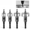 HSS Hexagonal Shank High Speed Steel 4341 Hole Opener, Iron Sheet Stainless Steel Hole Opener Metal, Thin Plate Drilling