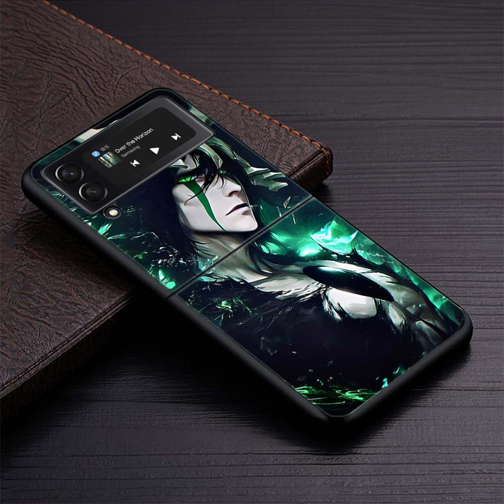 

Чехол для телефона Bleach Улькиорра Сифер 4 Zflip7 Zflip6 Zflip5 для Samsung Z Flip 7 6 4 5 3 Flip4 Flip5 Flip6 5G Защитный корпус Fundas Zf Samsung Z Flip
