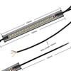 1/2Pcs Universal LED Motorcycle Turn Signal Light & DRL Amber White Moto Flasher Ring Fork Strip Lamp Flashing Blinker 12V