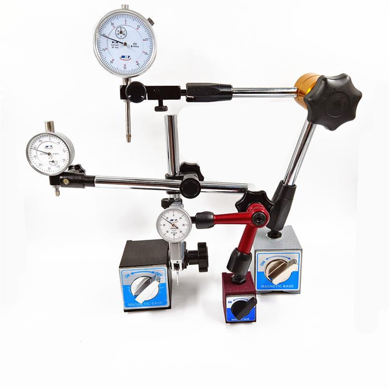 Dial Indicator with Strong Magnetic Universal Holder & Lever Micrometer for Extended Range Calibration