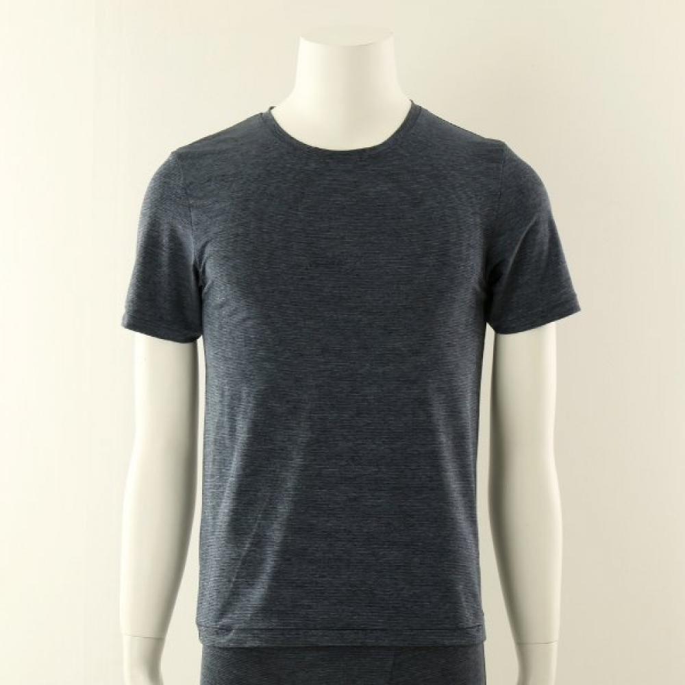 Wacoal Men S Short Sleeve Nylon Poly Melange Running Wmv2404a 110(XXL)/navy