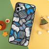 Read Books illustration Funda For iPhone 11 12 13 14 16 15 Pro Max Mini XS Max X XR SE2 7 8 14 16 15 Plus Phone Case