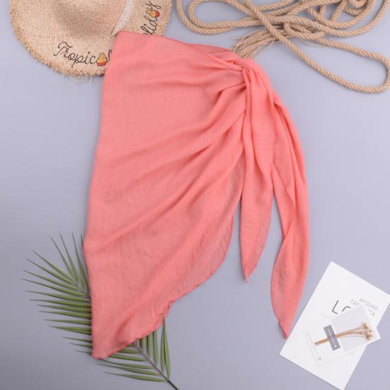 Elegant Swimwear Skirt Easy Match Polyester Strap Design Solid Swimsuit Skirt for Beach