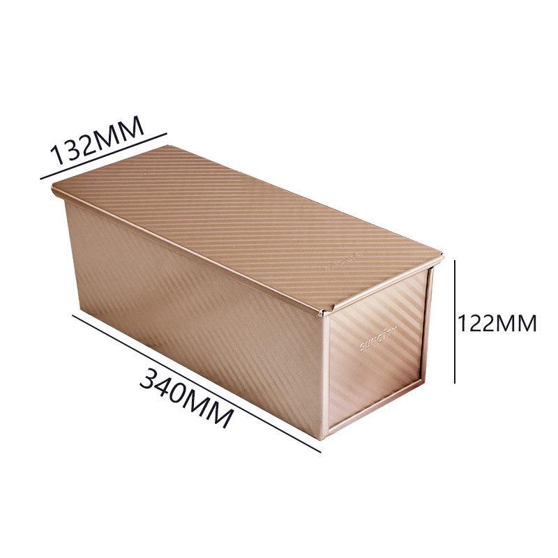Non-Stick 450g Bread Loaf Pan with Lid for Home Oven Baking