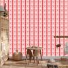 Coral and red bows wallpaper for living room and bedroom 50x1000