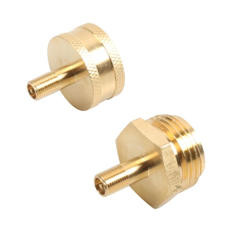 Universal 3/4 Inch GHT Brass Air Connection Water Structure Parts Fitting for Camping Water Pipe Drainage & Anti Freeze