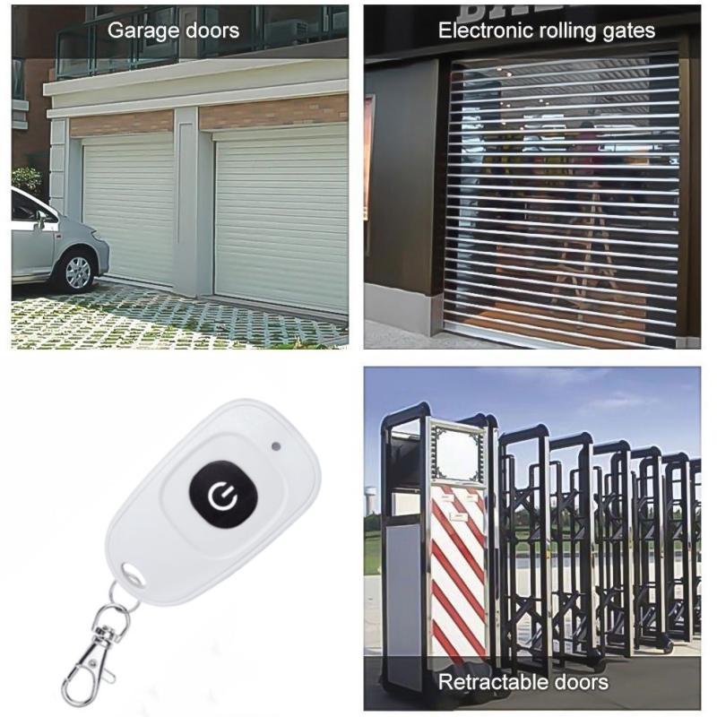 433Mhz RF Wireless Remote Control 1 2 3 Buttons 1527 Learning Code Transmitter for Garage Door Controller for Light/Fan/Motor/Garage Door Opener